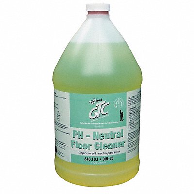 GREENING THE CLEANING MFG# DIN204, Neutral FloorCleaner Liquid 1gal Jug PK4