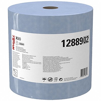 WYPALL MFG# 12889, Dry Wipe Roll 11-3/4 x 12-1/2 Blue