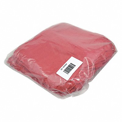 APPROVED VENDOR MFG# 21825, Shop Towel Red 12 x12 PK100