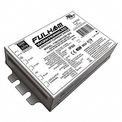 FULHAM FIREHORSE MFG# T1M1UNV210P60L, LED Driver 120 to 277VAC 10 to 57VDC