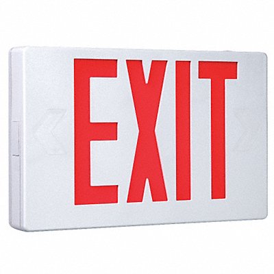 COOPER LIGHTING MFG# APX6R, Exit Sign 3.0W Red 7-1/2 in H