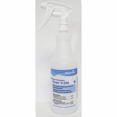 DIVERSEY MFG# 130252, Trigger Spray Bottle 12 1/2 H White PK12