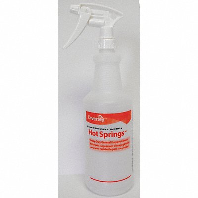 DIVERSEY MFG# 130264, Trigger Spray Bottle 12 1/2 H White PK12