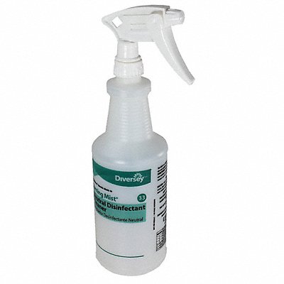 DIVERSEY MFG# 130256, Trigger Spray Bottle 12 1/2 H White PK12