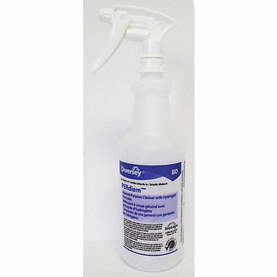 DIVERSEY MFG# 130274, Trigger Spray Bottle 12 1/2 H White PK12