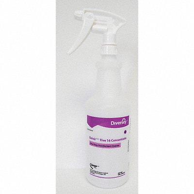 DIVERSEY MFG# 130272, Trigger Spray Bottle 12 1/2 H White PK12