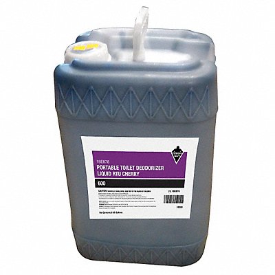 TOUGH GUY MFG# 18E878, Portable Toilet Deodorizer 6 gal Jug