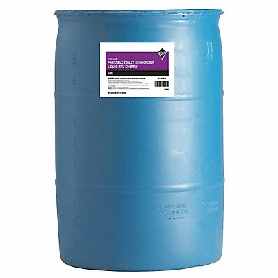 TOUGH GUY MFG# 18E879, Portable Toilet Deodorizer 55 gal Drum