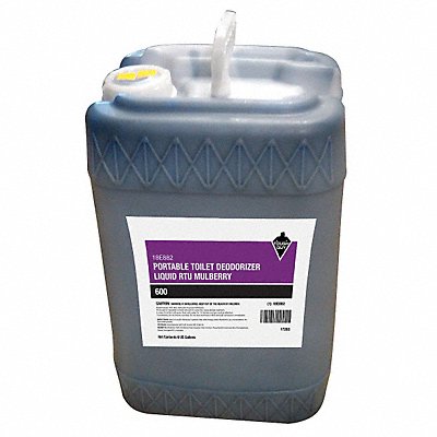 TOUGH GUY MFG# 18E882, Portable Toilet Deodorizer 6 gal Jug