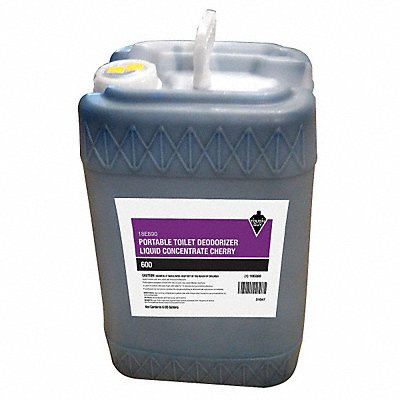 TOUGH GUY MFG# 18E890, Portable Toilet Deodorizer 6 gal Jug