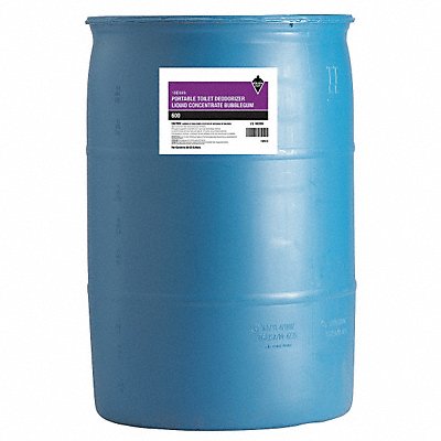 TOUGH GUY MFG# 18E899, Portable Toilet Deodorizer 55 gal Drum