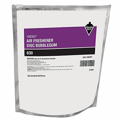 TOUGH GUY MFG# 18E907, K2982 Air Freshener 50 Bag