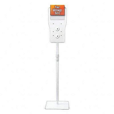 BEST SANITIZERS INC. MFG# KTS1011, Hand Sanitizer Floor Stand 1250mL White