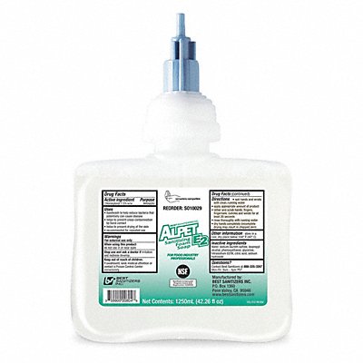 BEST SANITIZERS INC. MFG# SO10029, Foam Hand Soap 1250mL Unscented PK6