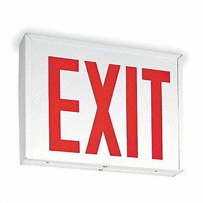 LITHONIA LIGHTING MFG# LXNYW3R, Ext Sign Steel Wht 14 5/8in 2W