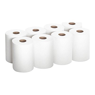 GEORGIA-PACIFIC MFG# 28125, Paper Towel Roll 225 White 28125 PK8