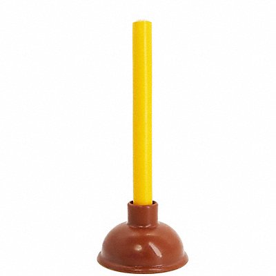 APPROVED VENDOR MFG# 1RLV7, Forced Cup Plunger Rubber Cup Size 4In.