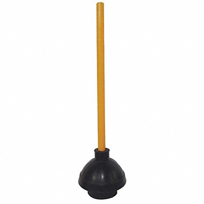 APPROVED VENDOR MFG# 1RLV8, Forced Cup Plunger Rubber Cup Size 6In.