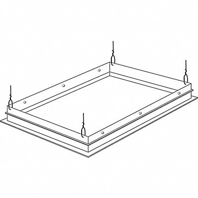 LITHONIA LIGHTING MFG# DGA22, Drywall Grid Adapter Kit 2 ft x 2 ft