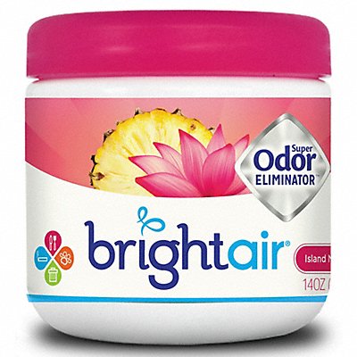 BRIGHT AIR MFG# BRI900114, Deodorizer 14 oz Jar PK6