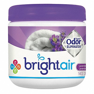 BRIGHT AIR MFG# BRI900014, Deodorizer 14 oz Jar PK6