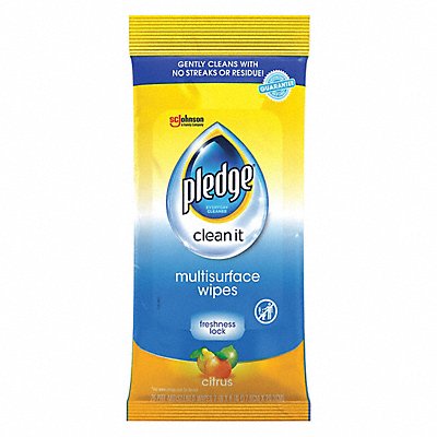 PLEDGE MFG# 336274319249, MultiPurposeCleaningWipe 10x7 25ct PK12