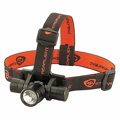 STREAMLIGHT MFG# 61304, Headlamp Aluminum Black 635lm