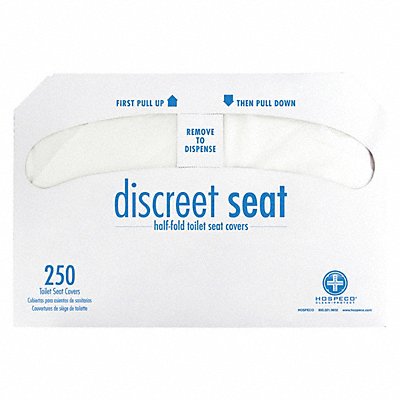 HOSPECO MFG# DS5000, Toilet Seat Cover 5000 White PK20