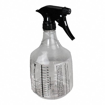 TOUGH GUY MFG# 120898, Trigger Spray Bottle 36oz 9 H Clear PK12