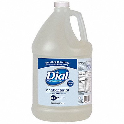 DIAL MFG# 82838, Hand Soap CLR 1 gal Mild PK4