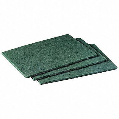 SCOTCH-BRITE MFG# 96CC, Scouring Pad 9 in L Green PK10