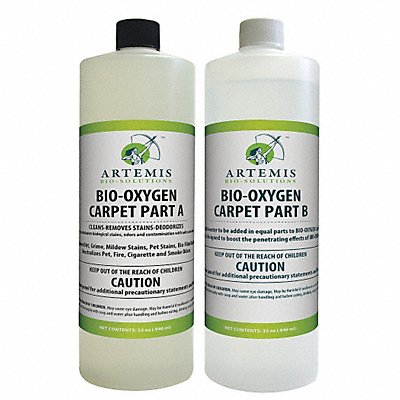 BIO-OXYGEN CARPET MFG# ABSCC040, Liquid Carpet Cleaner 4 Bottle Fresh PK2