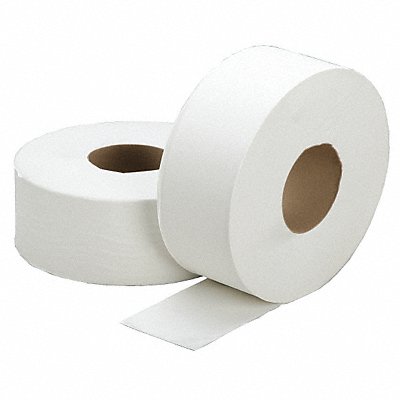 ABILITY ONE MFG# 8540015909072, Toilet Paper Roll Continuous White PK12