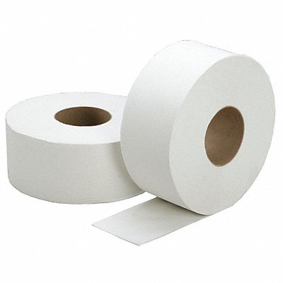 ABILITY ONE MFG# 8540015909073, Toilet Paper Roll Continuous White PK12