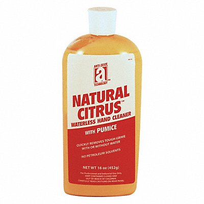 ANTI-SEIZE TECHNOLOGY MFG# 49216, Hand Cleaner ORG 16 oz Citrus