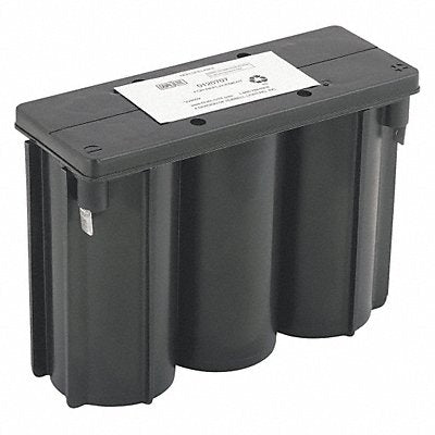 DUAL-LITE MFG# 0120707, Battery 6V 8 Ah 4in Faston