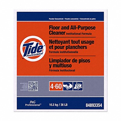 TIDE MFG# 02364, Floor Cleaner Powder 36 lb Box