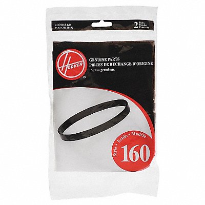 HOOVER MFG# 40201160, Vacuum Cleaner Belt For Upright Vac PK2