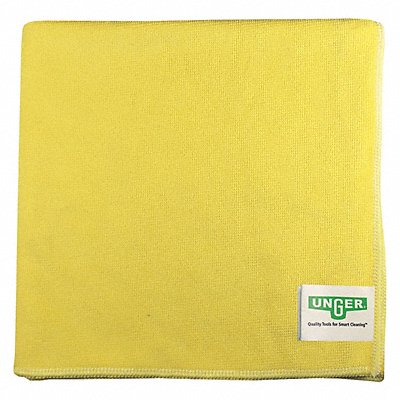 UNGER MFG# MF40J, Microfiber Cloth 15 x 16  1/EA