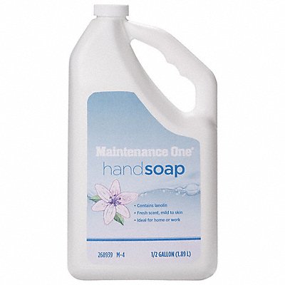 MAINTENANCE ONE MFG# M4, Hand Soap Liquid 1/2. gal Orange PK6