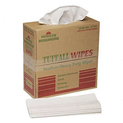 ABILITY ONE MFG# 7920015122413, Dry Wipe 9-3/4 x 16-1/2 White