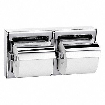 BRADLEY MFG# 5126000000, Toilet Paper Holder (2) Rolls Polished