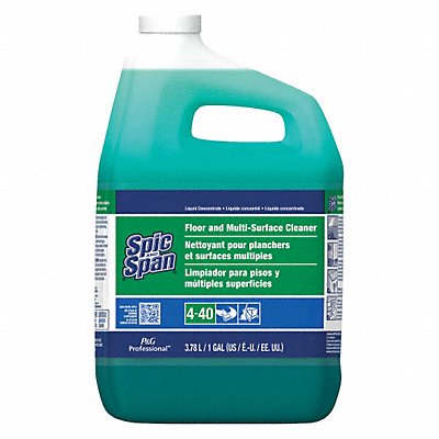 SPIC AND SPAN MFG# 02001, Floor Cleaner Liquid 1 gal Jug PK3