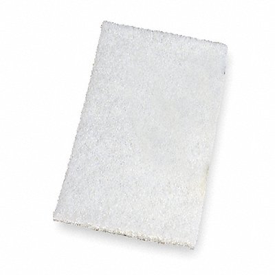 TOUGH GUY MFG# 2NTG7, Scouring Pad 9 in L White PK20