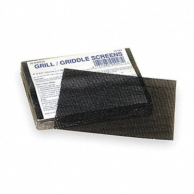 TOUGH GUY MFG# 2NTJ7, Scouring Pad 5 1/2 in L Black PK20