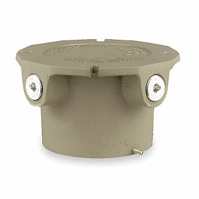 HUBBELL KILLARK MFG# EZX2, HazLocMountingBoxCeiling 7 L 7 W 4 H Tan