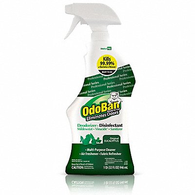 ODOBAN PROFESSIONAL MFG# 910062Q, Odor Eliminator Disinfectant 1 qt PK12