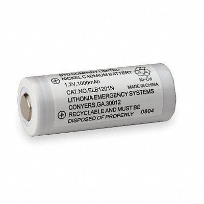 LITHONIA LIGHTING MFG# ELB1201N, Battery 2.4V 15h 57/64in Crimp