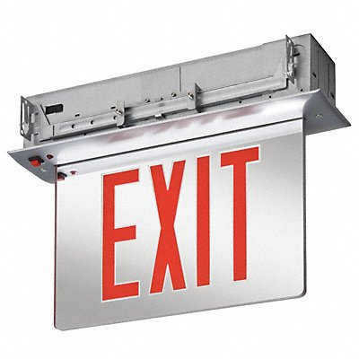 LITHONIA LIGHTING MFG# EDGRNY2R, Edg-Lt ExtSign Alum Silv 17 3/8in 3W