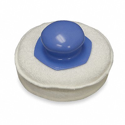 TOUGH GUY MFG# 2ZPE8, Applicator Pad 4 in L Blue/White PK2